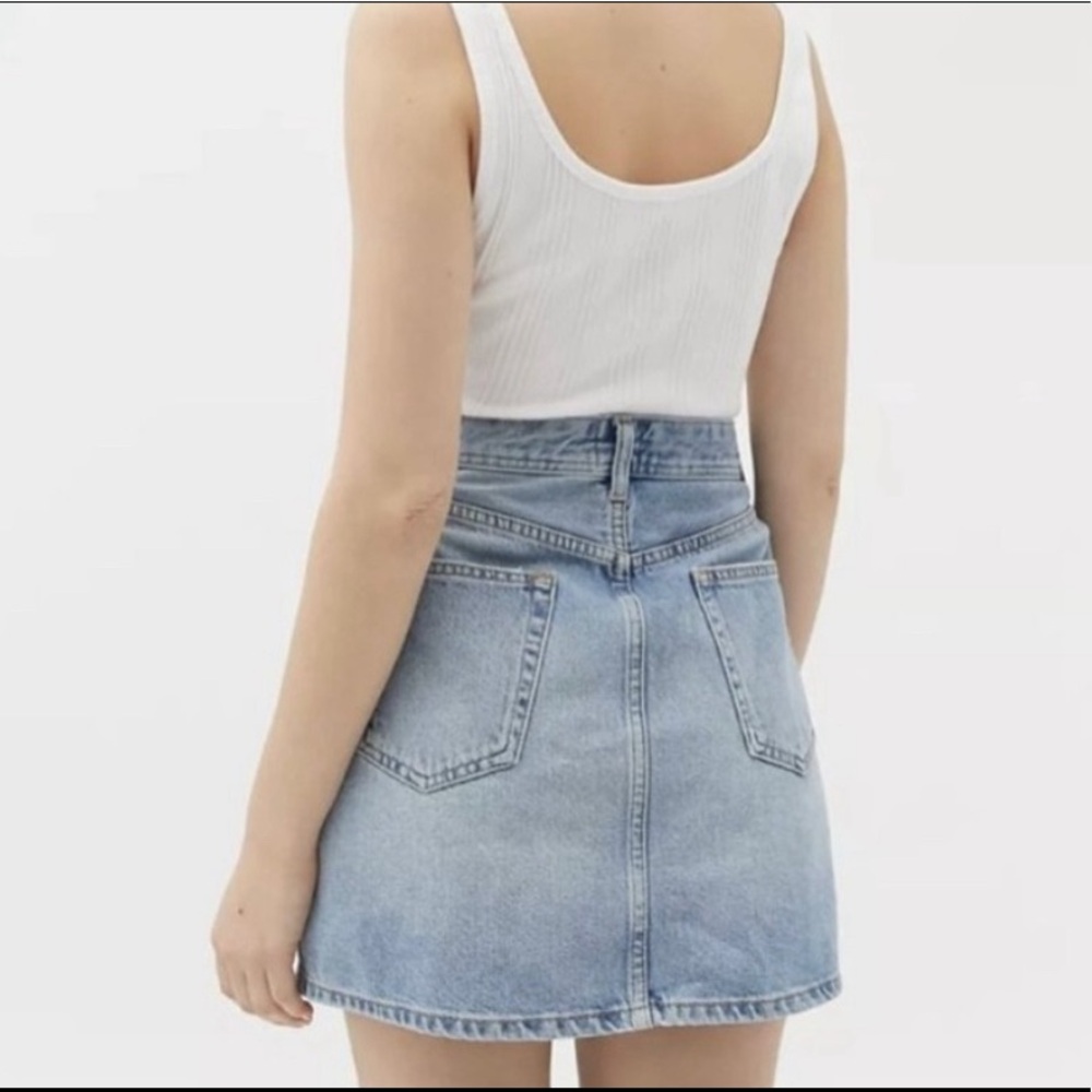Urban Outfitters Lila Denim Mini Skirt